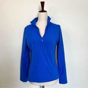 Blue Champion Fitted Quarter Zip Sweatshirt – Soft & Comfy Fleece Size: XS